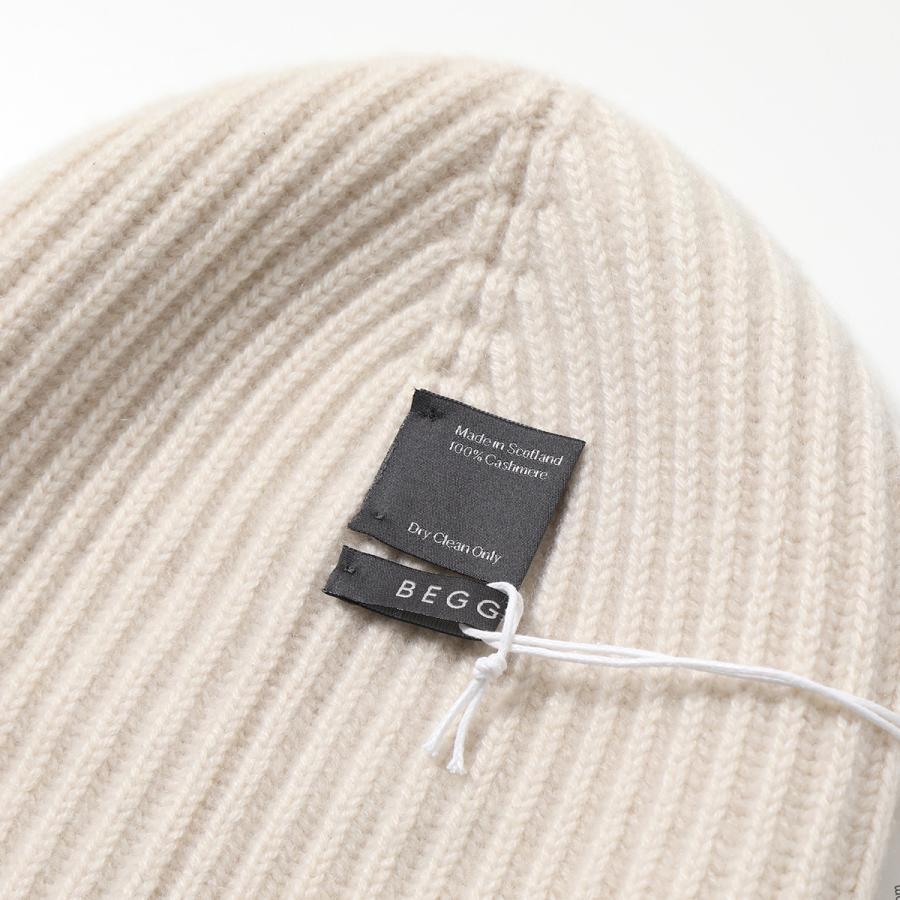 新品 BEGG&CO ALEX BEANIE カシミヤニット帽/ナチュラル BEGG X CO（ベグ アンド コー）カシミアリブニットキャップ ALEX