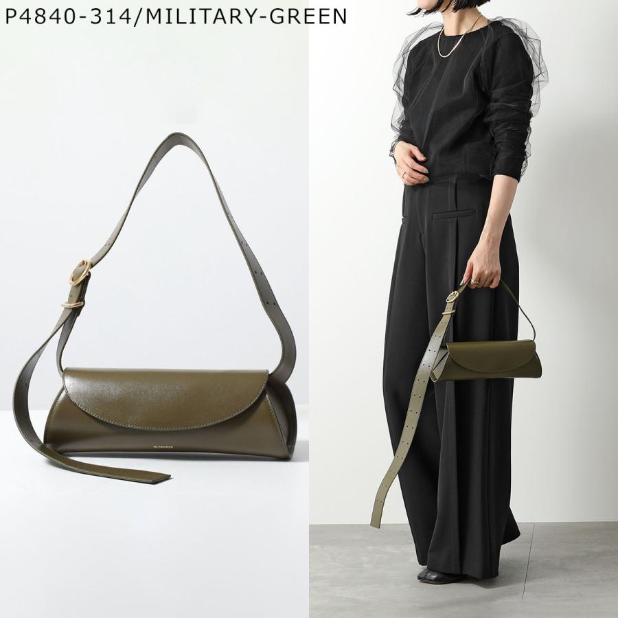 Jil Sander ジルサンダーCannolo スモール本当シルバー伊勢丹 JIL SANDER（ジルサンダー） ハンドバッグ CANNOLO SM カンノーロ