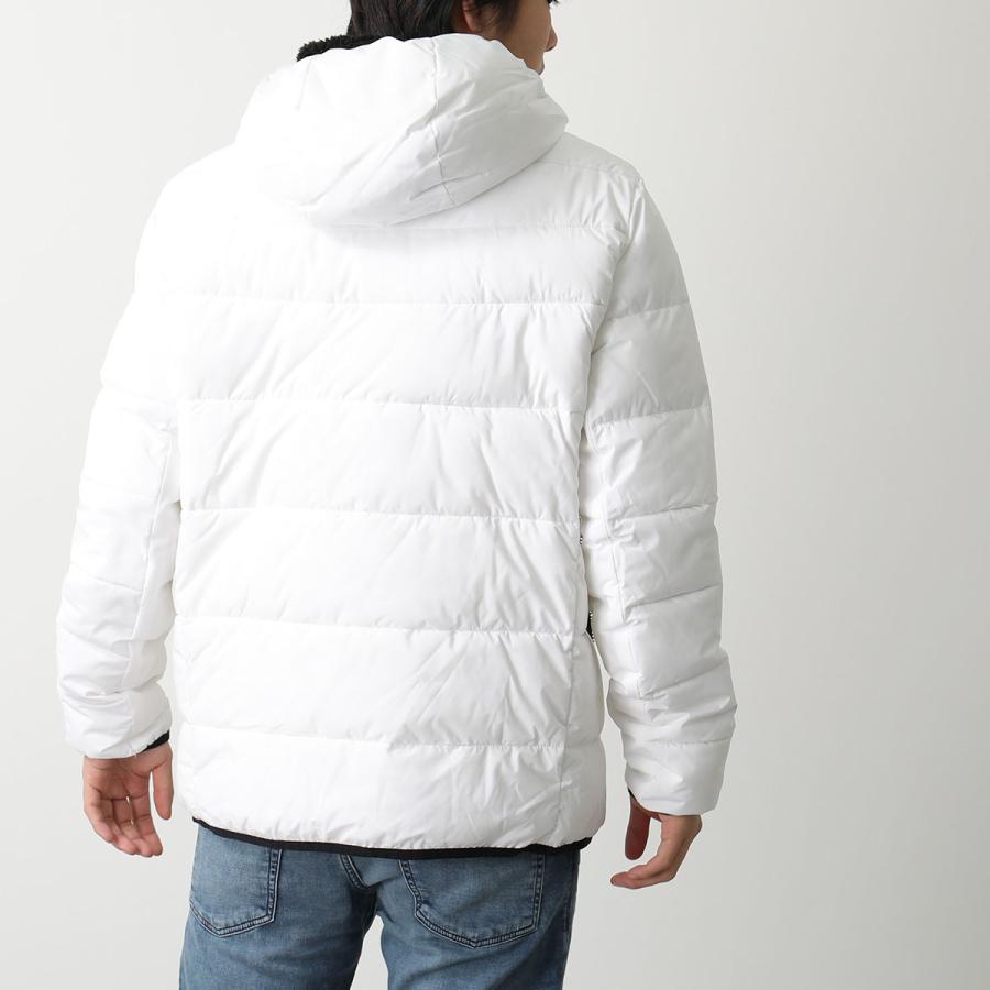   アウター ホワイト Sサイズ CK 訳あり お買い得 Calvin Klein (カルバンクライン) 裏ボア フルジップ ジャケット