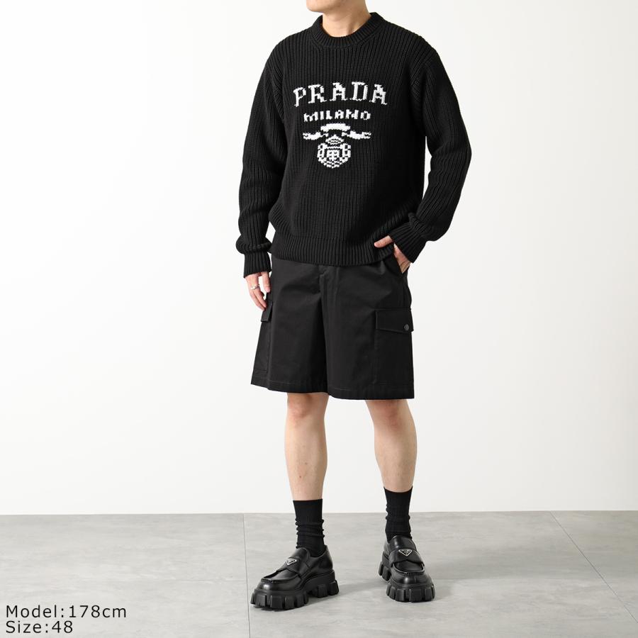 PRADA プラダ ショートパンツ SPH84 1CMO メンズ コットン バミューダショーツ ハーフパンツ F0002