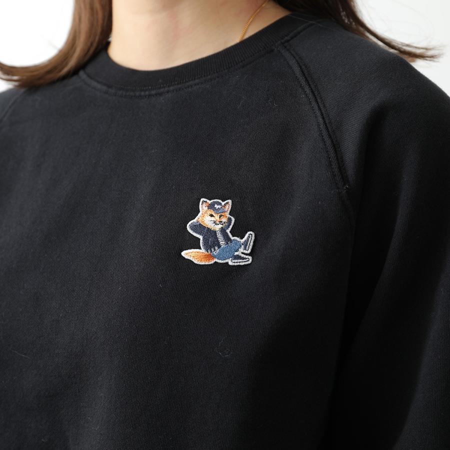 maison kitsune スウェットシャツ MAISON KITSUNE メゾンキツネ スウェットシャツ BOLD FOX HEAD PATCH
