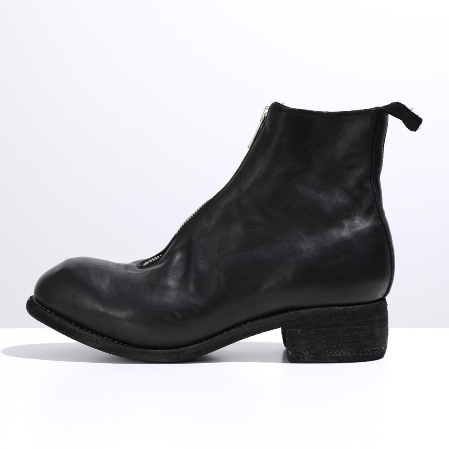 GUIDI グイディ フロントジップブーツ PL1 RU メンズ ホースレザー