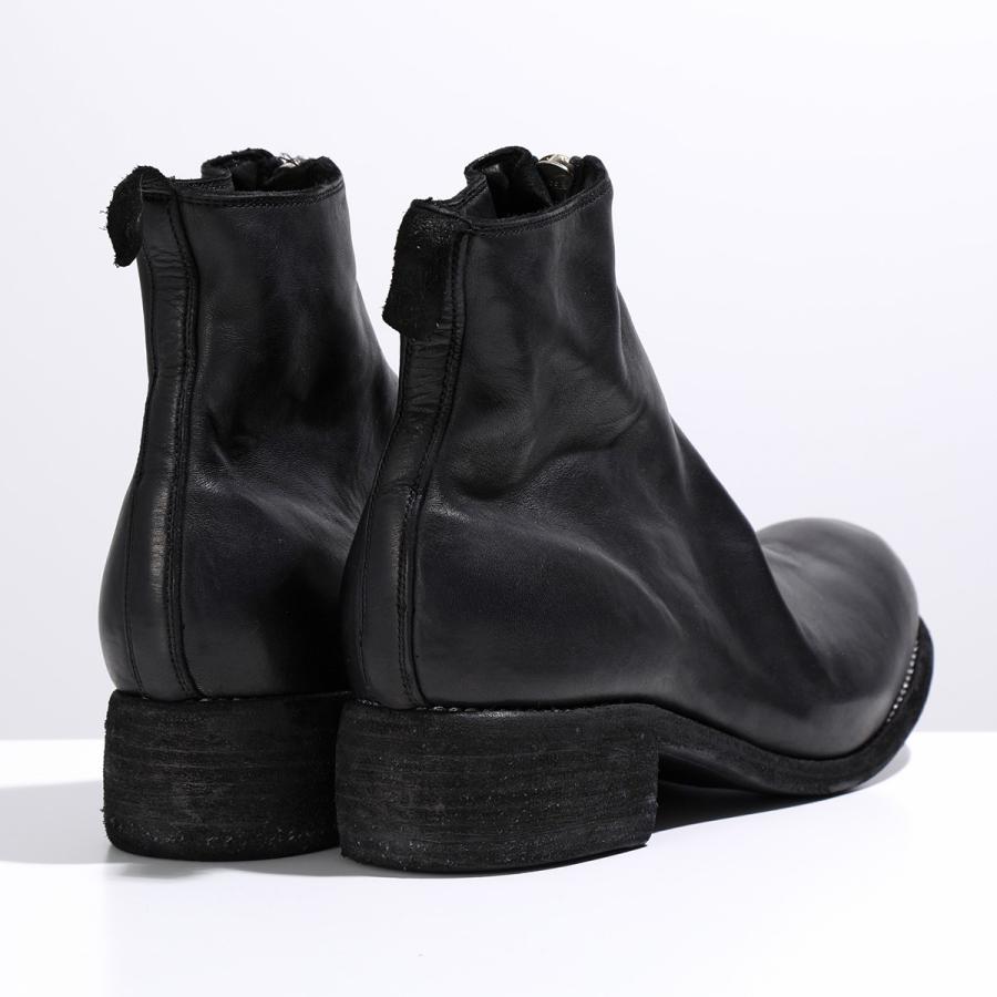 GUIDI（グイディ） フロントジップブーツ PL1 メンズ ホースレザー