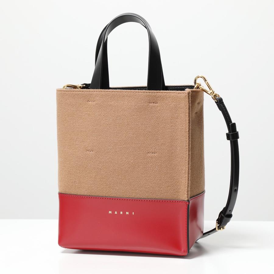 MARNI マルニ バッグ MUSEO SOFTミニバッグ 異素材ミックス フェルト