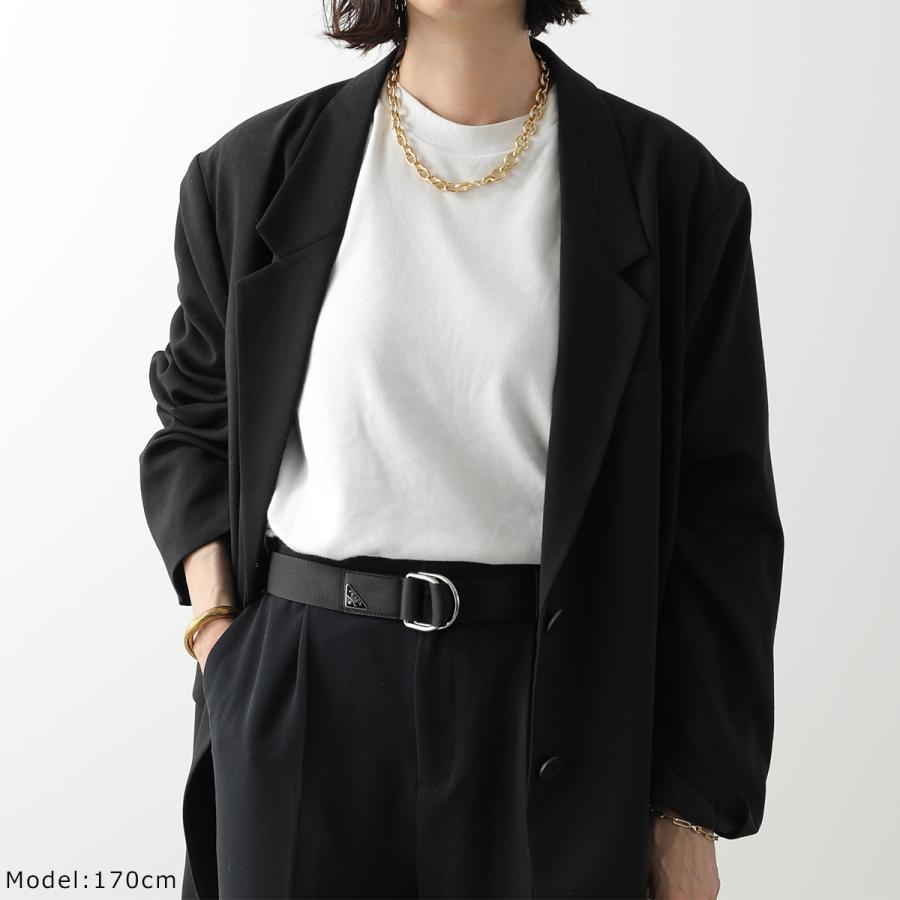PRADA プラダ ベルト 2CN028 2DMN レディース ナイロン トライアングルロゴ F0002/NEROの画像