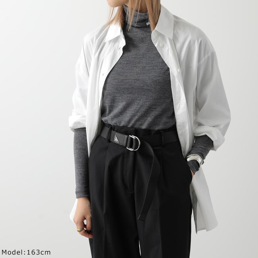 PRADA プラダ ベルト 2CN028 2DMN レディース ナイロン トライアングルロゴ F0002/NEROの画像