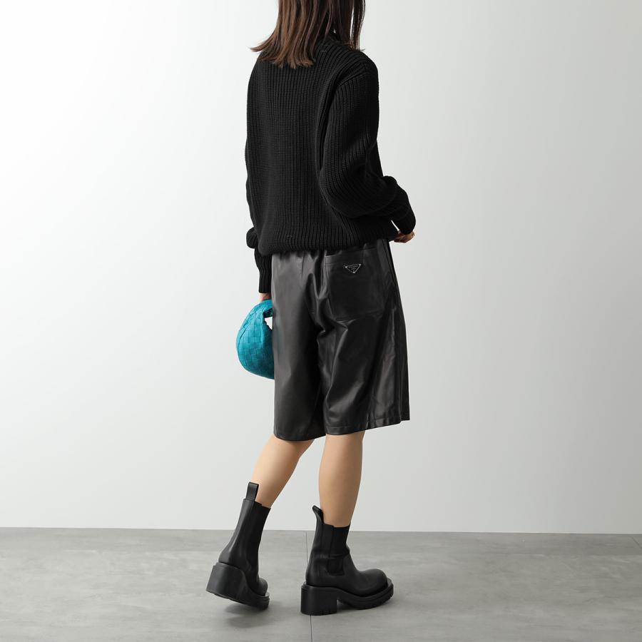 PRADA プラダ ショーツ UPP224 1WDV レディース レザー ハーフ PRADA プラダ ショーツ UPP224 1WDV レディース レザー ハーフ