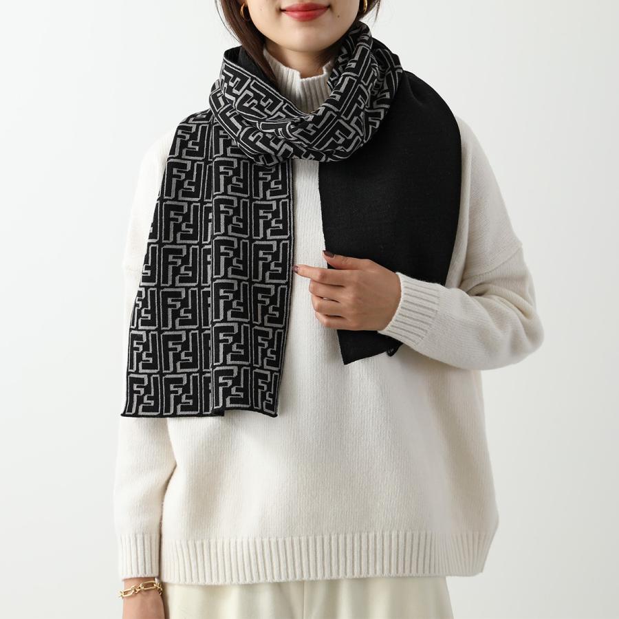 FENDI フェンディ マフラー FXS124 ALGS レディース ウール FF柄 FENDI フェンディ マフラー FXS124 ALGS レディース ウール FF柄