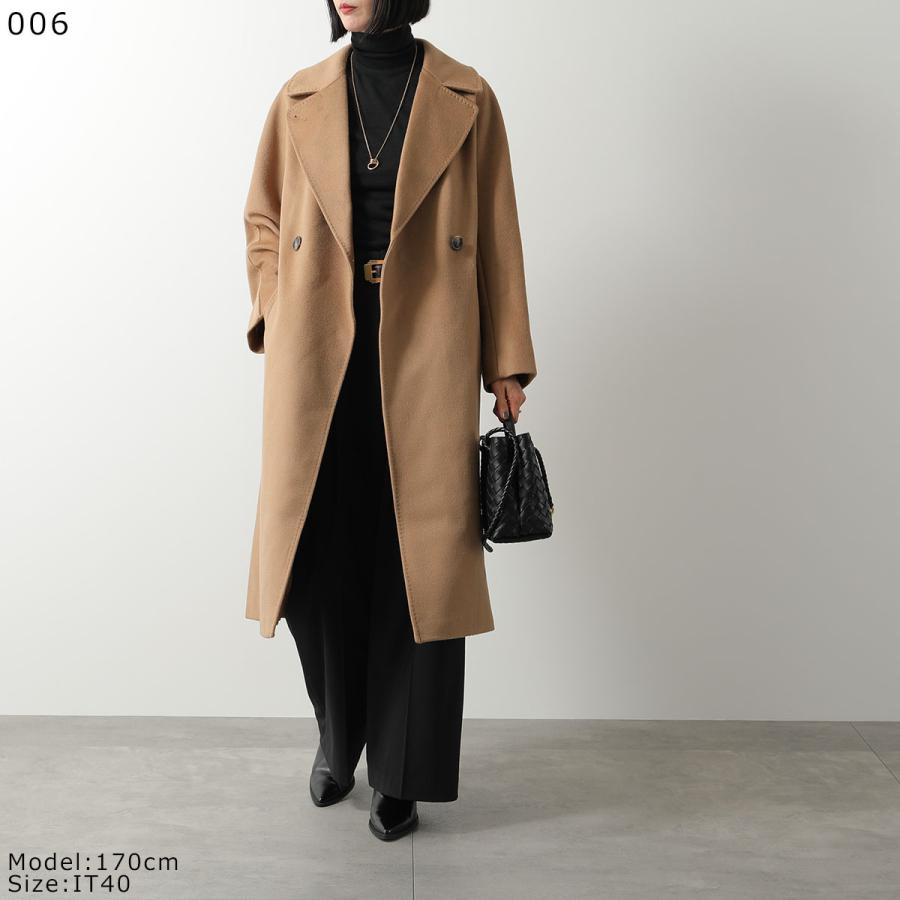 美品✨マックスマーラ ペニーブラック ロングコート ブラウン ウール100 XL MAXMARA WEEKEND LINE（マックスマーラウィークエンドライン） WEEKEND