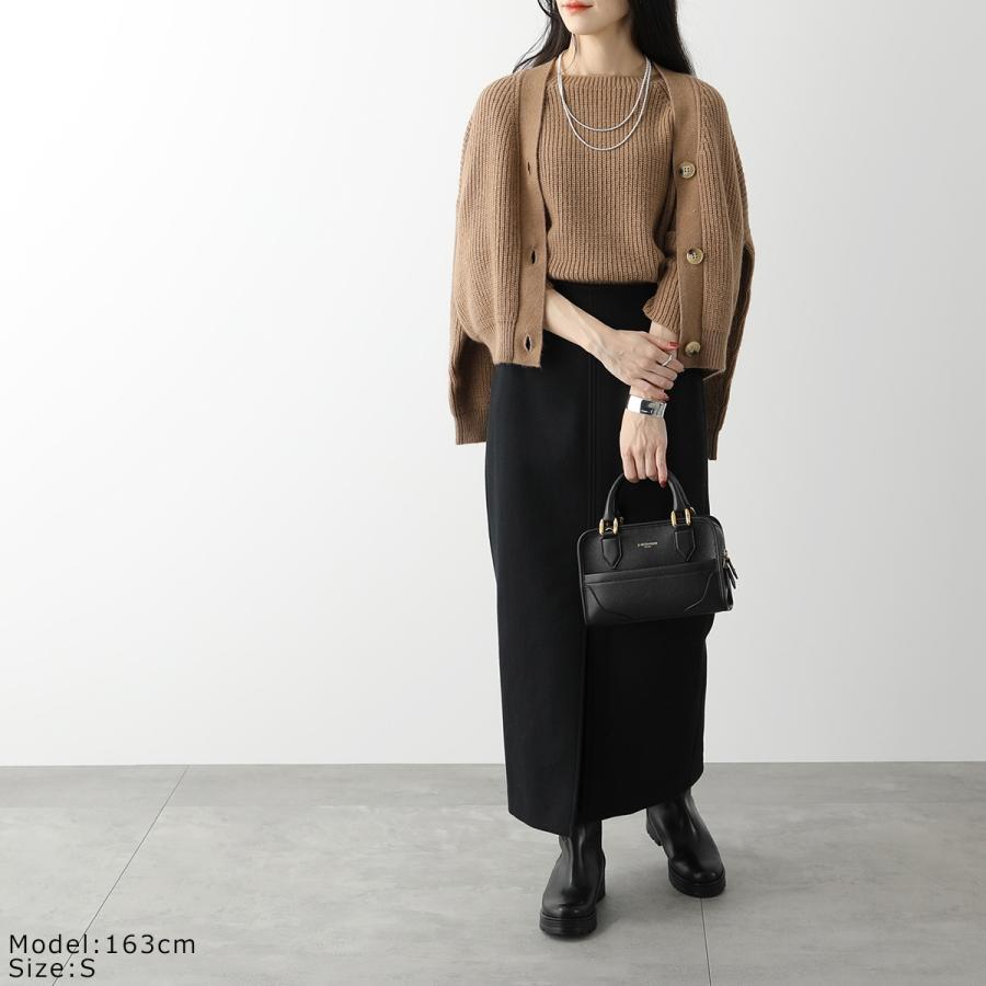 輝く高品質な ☆極美品☆Weekend Max Mara Vネックカーディガン 黒 八分袖 S トップス