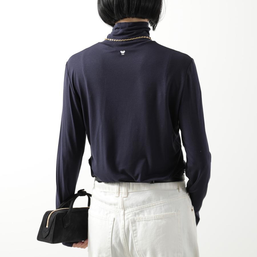 【美品】Max Maraマックスマーラ 長袖ドレスシャツ スタンドカラー黒 MAXMARA WEEKEND LINE（マックスマーラウィークエンドライン） WEEKEND