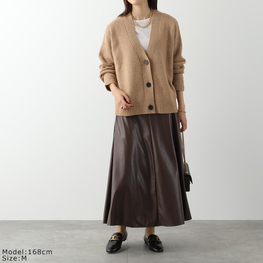 ウィークエンドマックスマーラ 茶ニットロングカーディガン Mサイズ