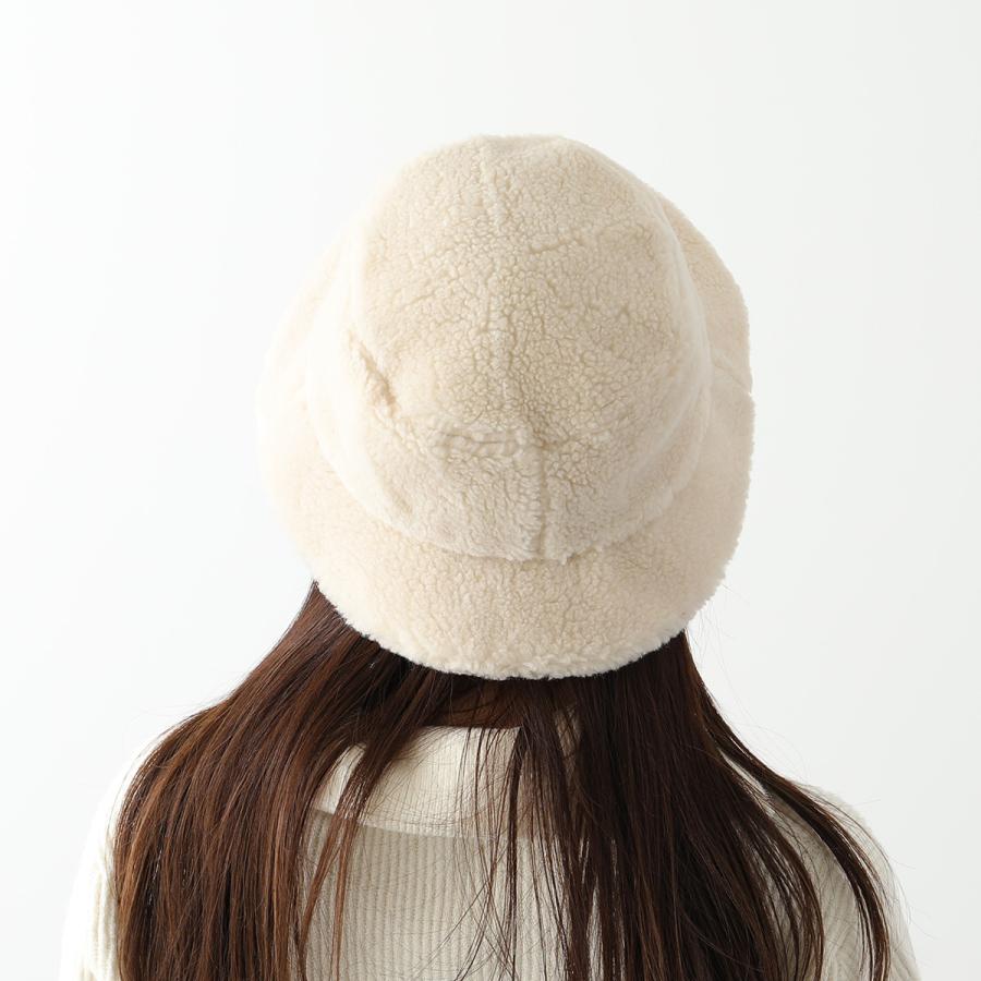WOOLRICH ウールリッチ バケットハット CURLY FLEECE HAT WWAC0145FR UT2958 レディース ボア ロゴ