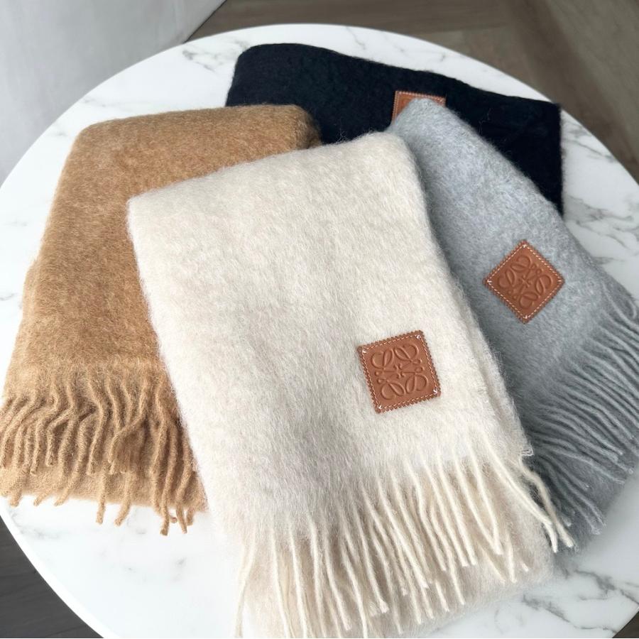 ☆LOEWE☆ ストール シフォン アナグラム ロゴ シルク ライト