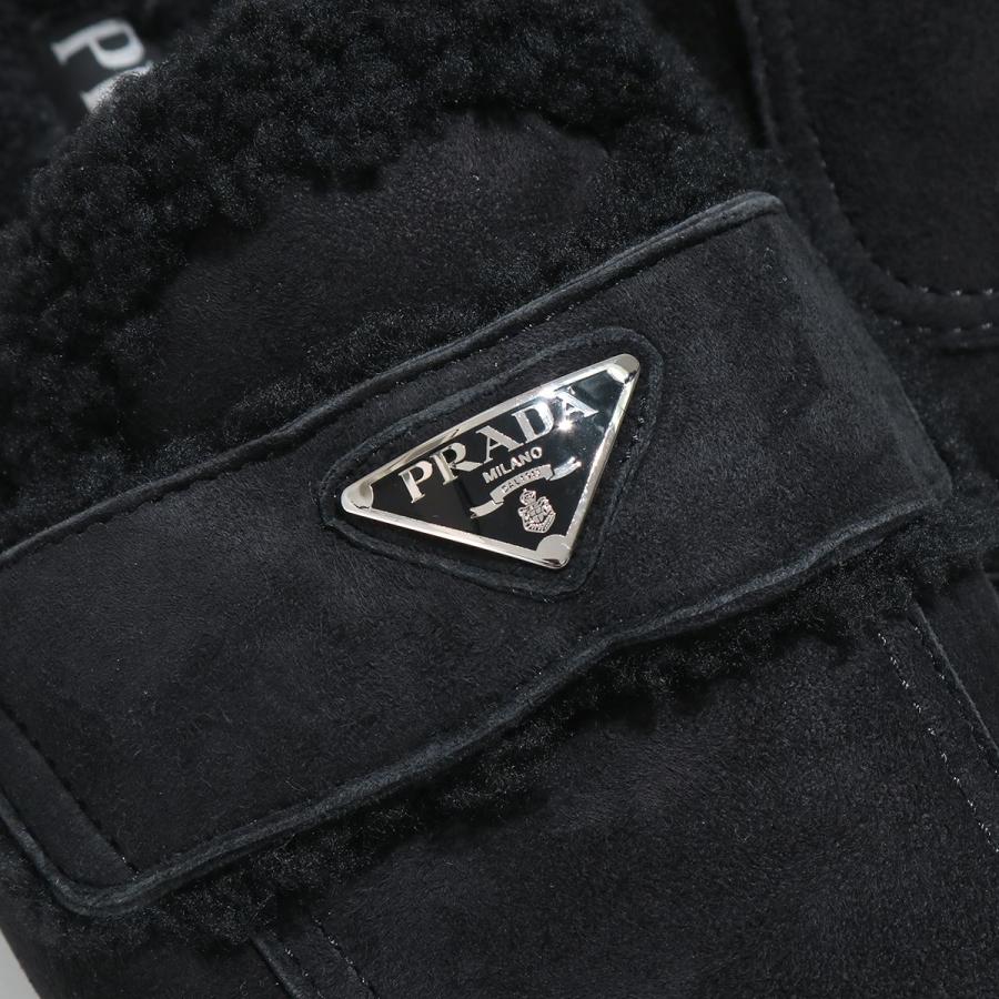 PRADA プラダ ミュールサンダル 2S2956 1A6 メンズ シアリング