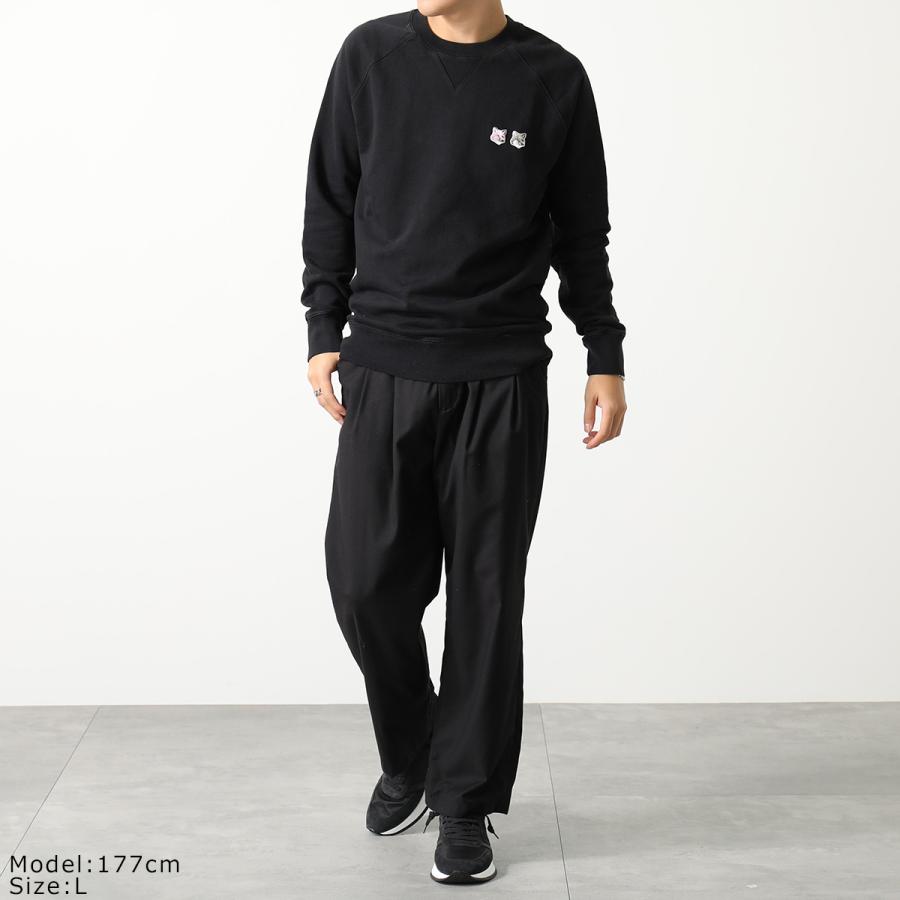 フランス旅行/極限定 メゾンキツネ スウェット MAISON KITSUNE 黒
