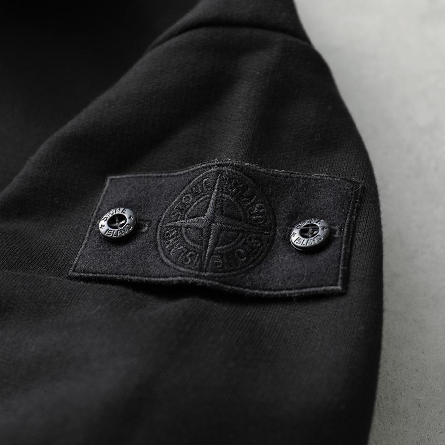 ストーンアイランド フルジップ ジャケット スウェット XL 黒