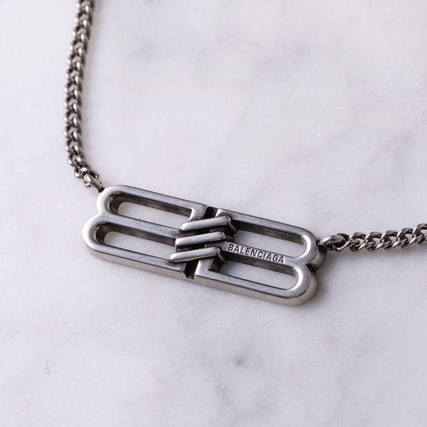 BALENCIAGA（バレンシアガ） ネックレス BB ICON 696223 TZ99I メンズ