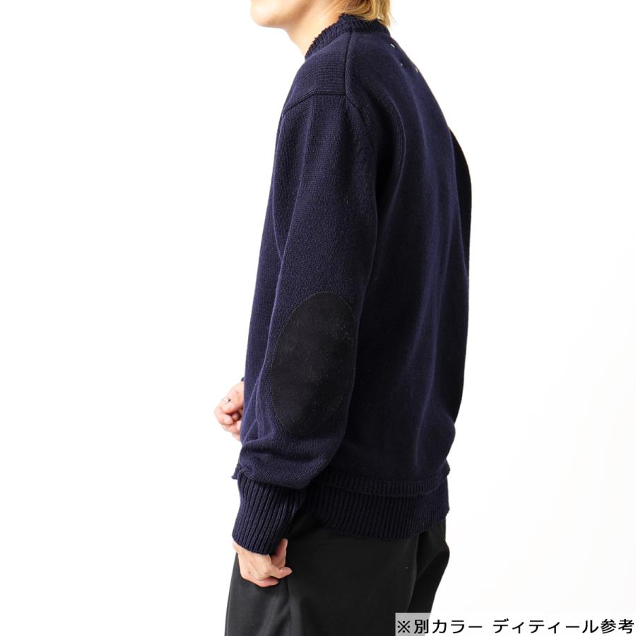 マルタンマルジェラ エルボーパッチ クルーネック ニット メゾンマルジェラ メゾンマルタンマルジェラ14 22AW Elbow Patch Crew Neck Sweater