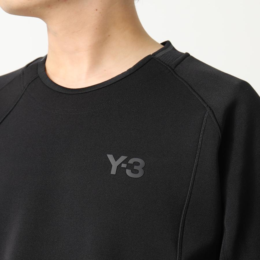 ワイスリー Y-3 スウェット シャツ LOGO CREW 長袖 HM5036 ブラック Y-3 ワイスリー スウェットシャツ LOGO CREW SWEATSHIRT HM5036 メンズ