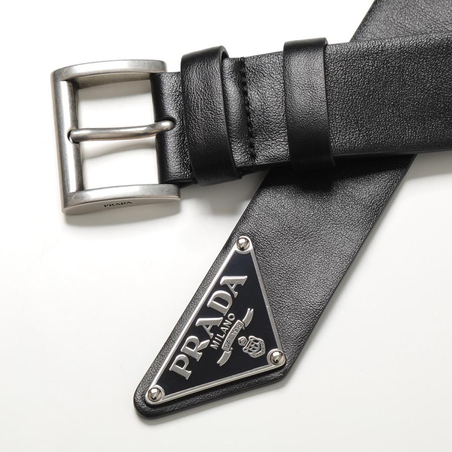 PRADA（プラダ） ベルト 1CC546 2BYA メンズ レザー トライアングル