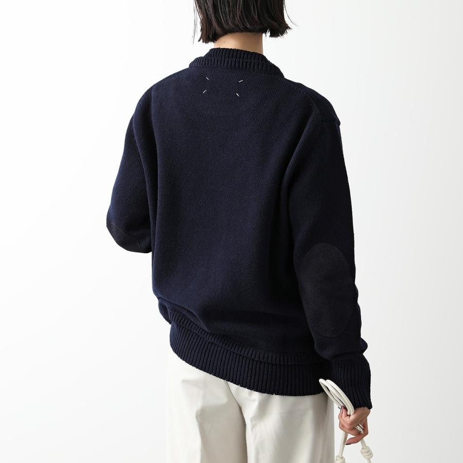 メゾンマルジェラ S51GP0134 18AW ｱｲﾎﾞﾘｰ ｸﾙｰﾈｯｸﾆｯﾄ L Maison Margiela（メゾンマルジェラ） クルーネックニット ベージュ