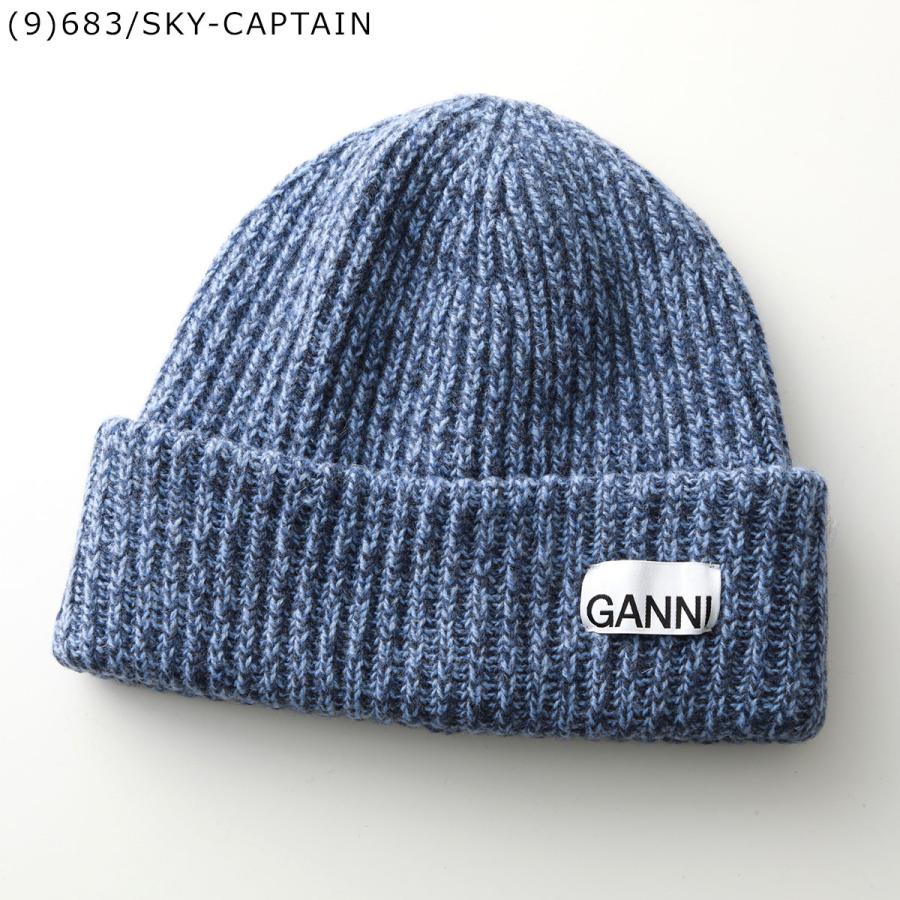 GANNI（ガニー） ニット帽 Structured Rib Beanie A4429 A6051 A6207