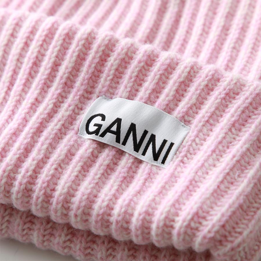 GANNI（ガニー） ニット帽 Structured Rib Beanie A4429 A6051 A6207