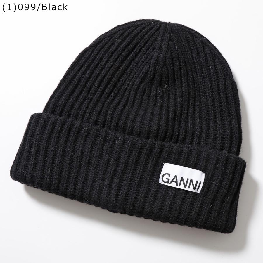 GANNI（ガニー） ニット帽 Structured Rib Beanie A4429 A6051 A6207