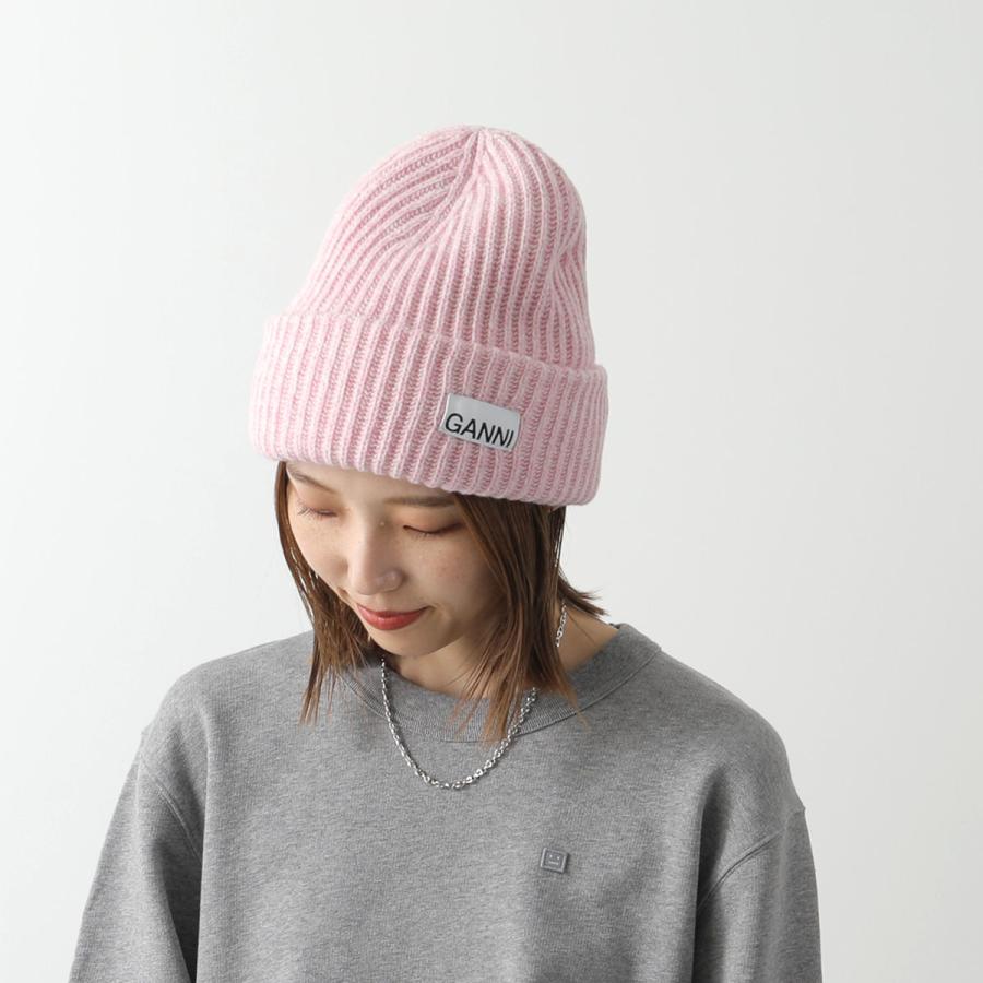 GANNI ガニー ニット帽 Structured Rib Beanie A4429 A6051 GANNI ガニー ニット帽 Structured Rib Beanie A4429 A6051