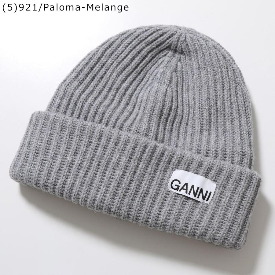 GANNI（ガニー） ニット帽 Structured Rib Beanie A4429 A6051 A6207