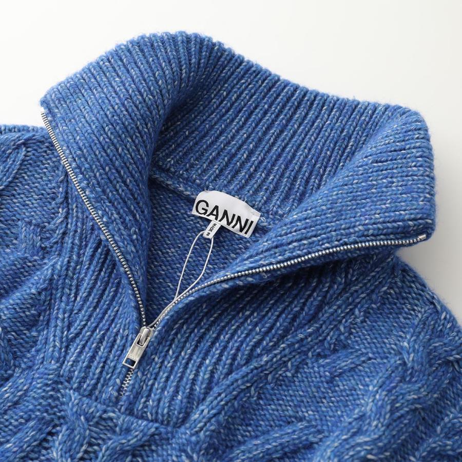 GANNI（ガニー） ニット K1771 2593 レディース ハーフジップ