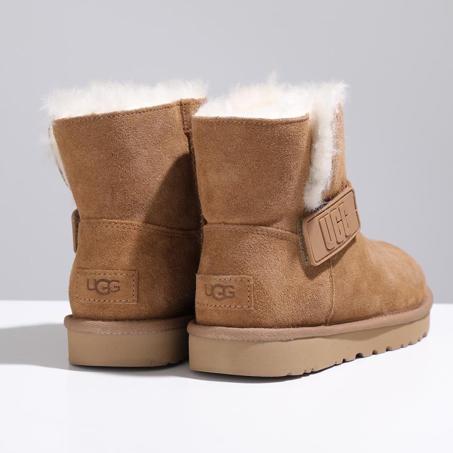 UGG アグ ムートンブーツ MINI BAILEY GRAPHIC LOGO STRAP ミニ ベリー グラフィック ロゴ ストラップ  1137073 レディース ショートブーツ シューズ 靴 CHE