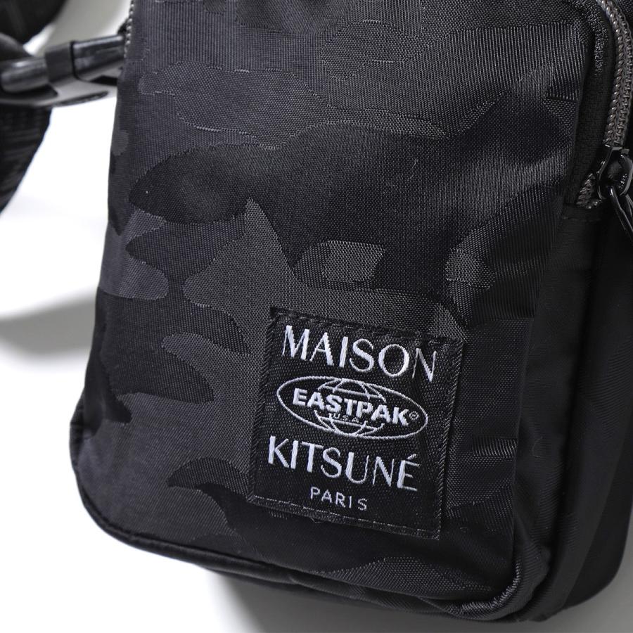 メゾンキツネ　ブラックバックパック メゾン キツネ×イーストパック新作、“キツネが潜む”カモ柄バックパック