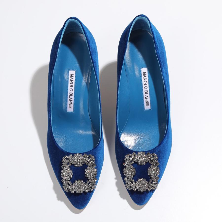 MANOLO BLAHNIK マノロブラニク パンプス HANGISI FMC VELVET