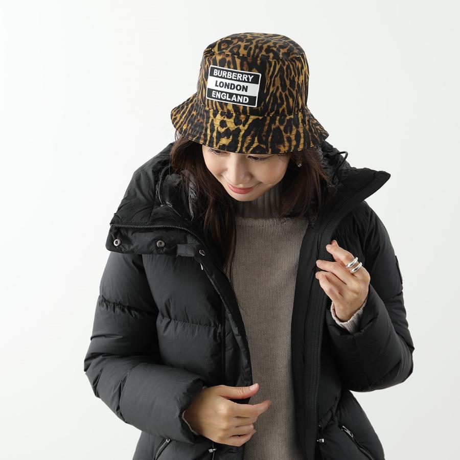 【美品】Burberry バケットハット　ブラック　Mサイズ　刺繍　ロゴ 美品】Burberry バケットハット ブラック Mサイズ 刺繍 ロゴ