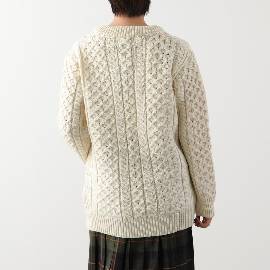 さ*ら様 かぐれ☆未使用タグ付◇ アラン柄クルーネックカーディガン かぐれ（カグレ）の「アラン柄クルーネックカーディガン（ニット