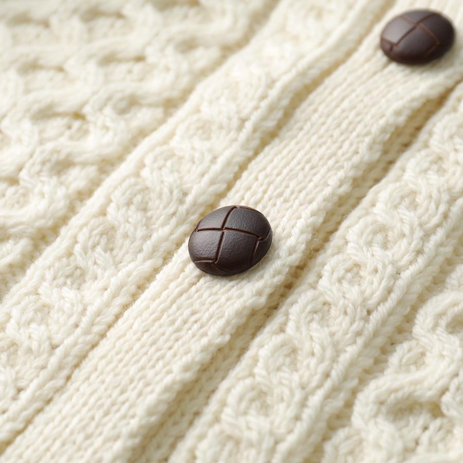 さ*ら様 かぐれ☆未使用タグ付◇ アラン柄クルーネックカーディガン かぐれ（カグレ）の「アラン柄クルーネックカーディガン（ニット