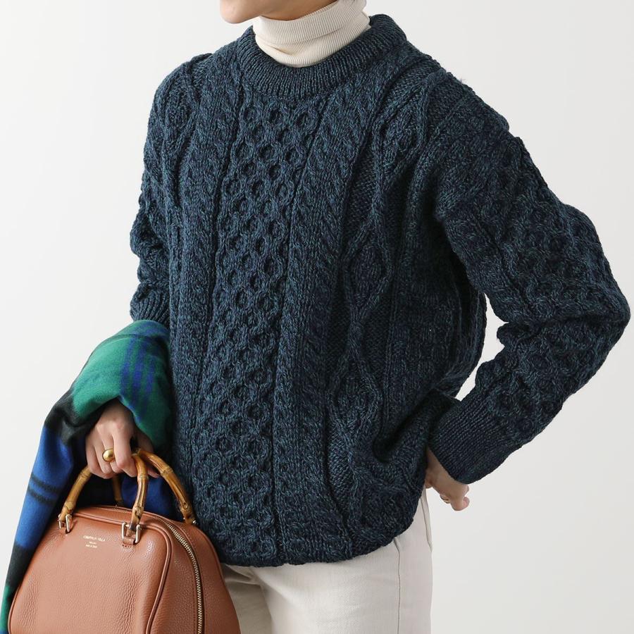 Aran Crafts アランクラフト アランセーター Crew Neck Sweater C1347