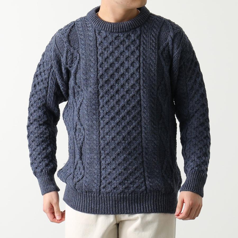 Aran Crafts アランクラフト アランセーター Crew Neck Sweater C1347
