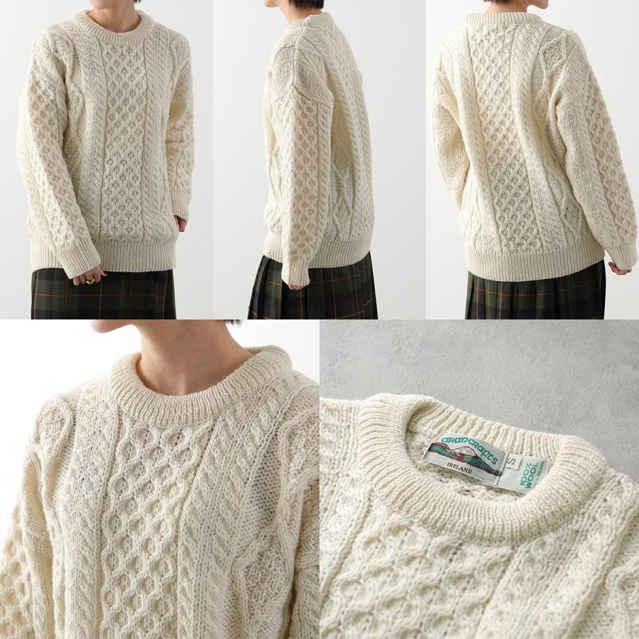 Aran Crafts アランクラフト アランセーター Crew Neck Sweater C1347