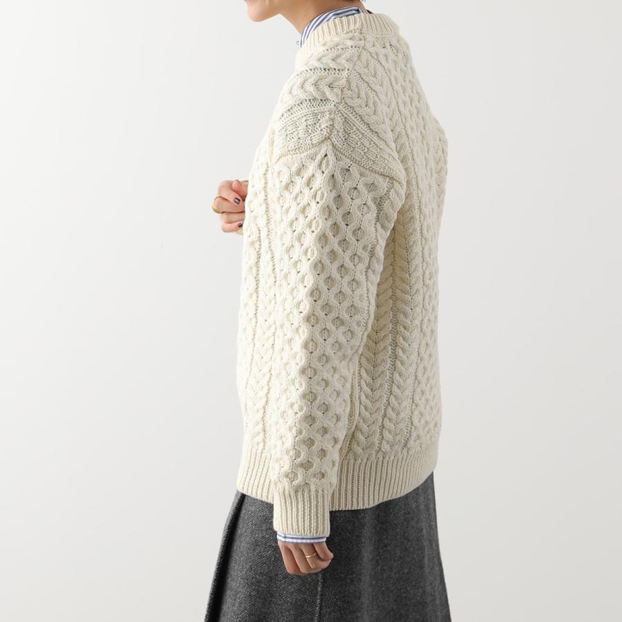 Aran Crafts アランクラフト アランセーター Merino crew neck sweater