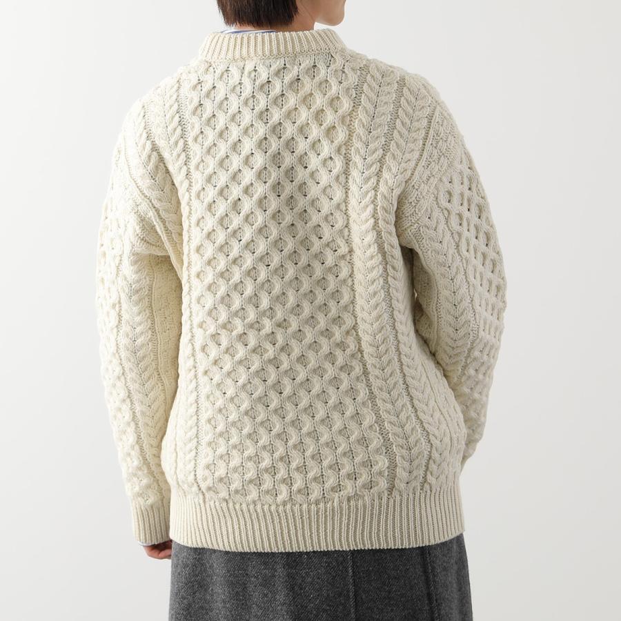 Aran Crafts アランクラフト アランセーター Merino crew neck sweater