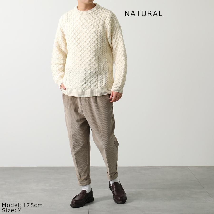 Aran Crafts アランクラフト アランセーター Merino crew neck sweater