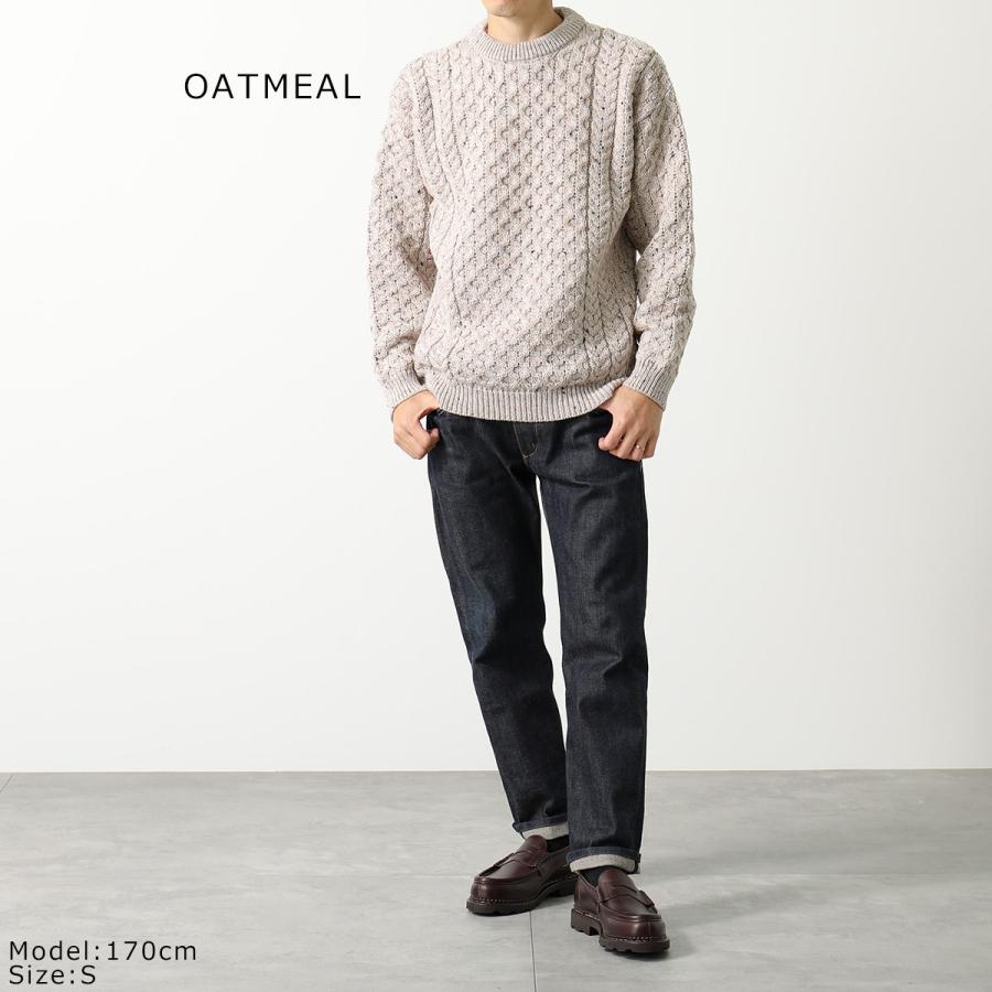 Aran Crafts アランクラフト アランセーター Merino crew neck sweater 