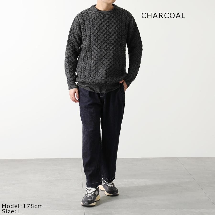 Aran Crafts アランクラフト アランセーター Merino crew neck sweater