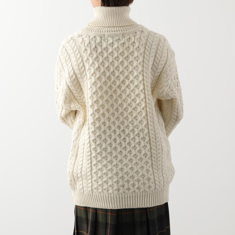 Aran Crafts アランクラフト アランセーター Merino Roll Neck Sweater