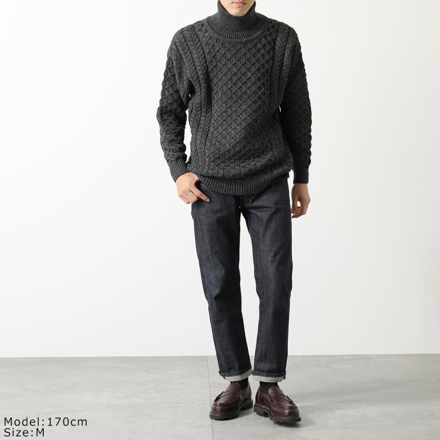 Aran Crafts アランクラフト アランセーター Merino Roll Neck Sweater