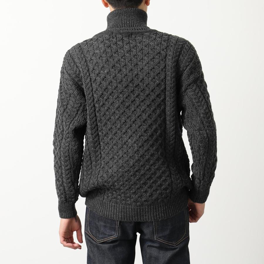 Aran Crafts アランクラフト アランセーター Merino Roll Neck Sweater 