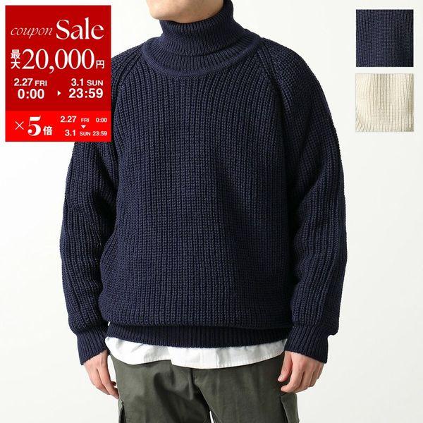 Aran Crafts アランクラフト セーター Rib Roll Neck Sweater R761